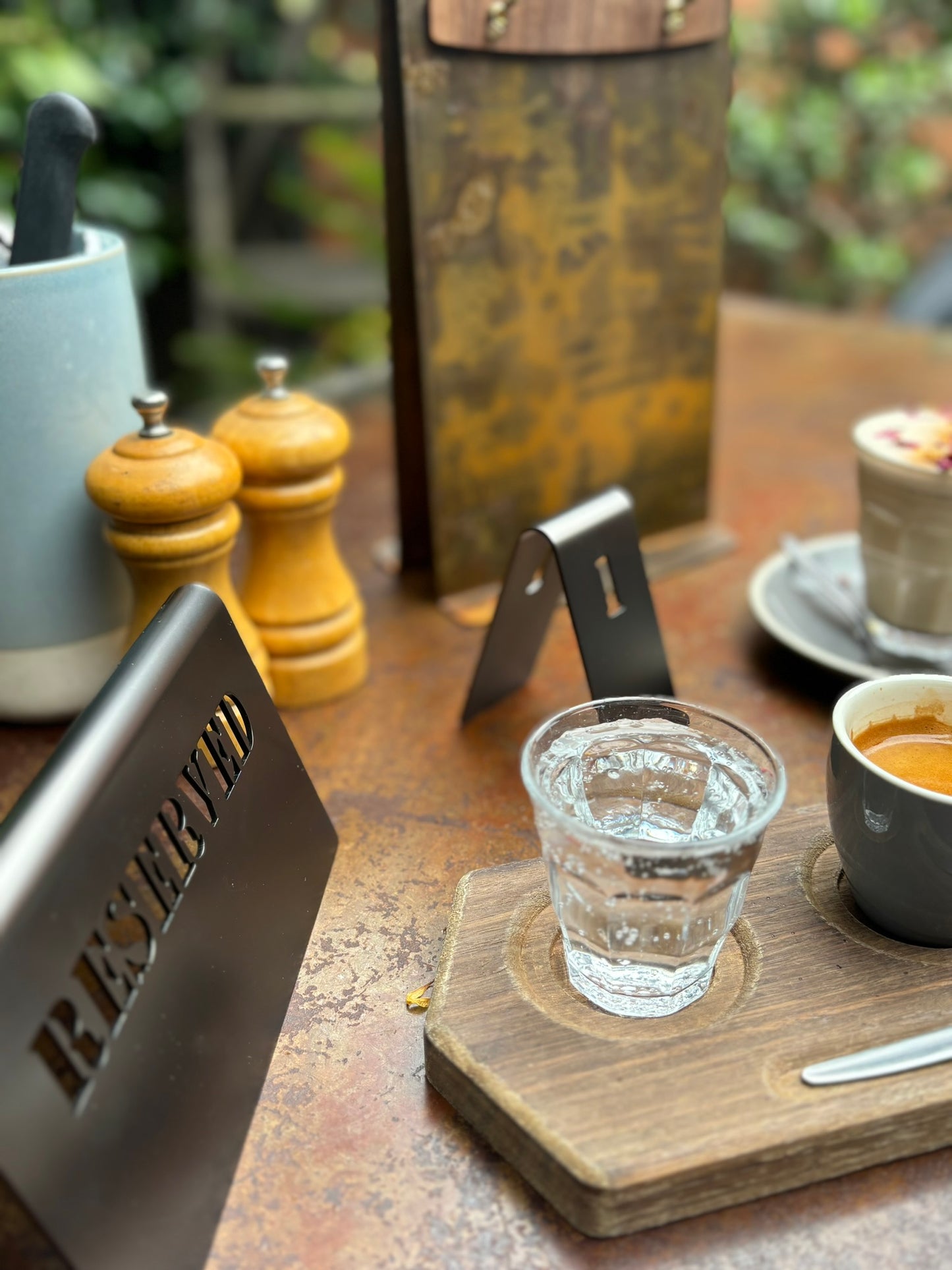 Cafe Table numbers & Cafe Reserved Signage