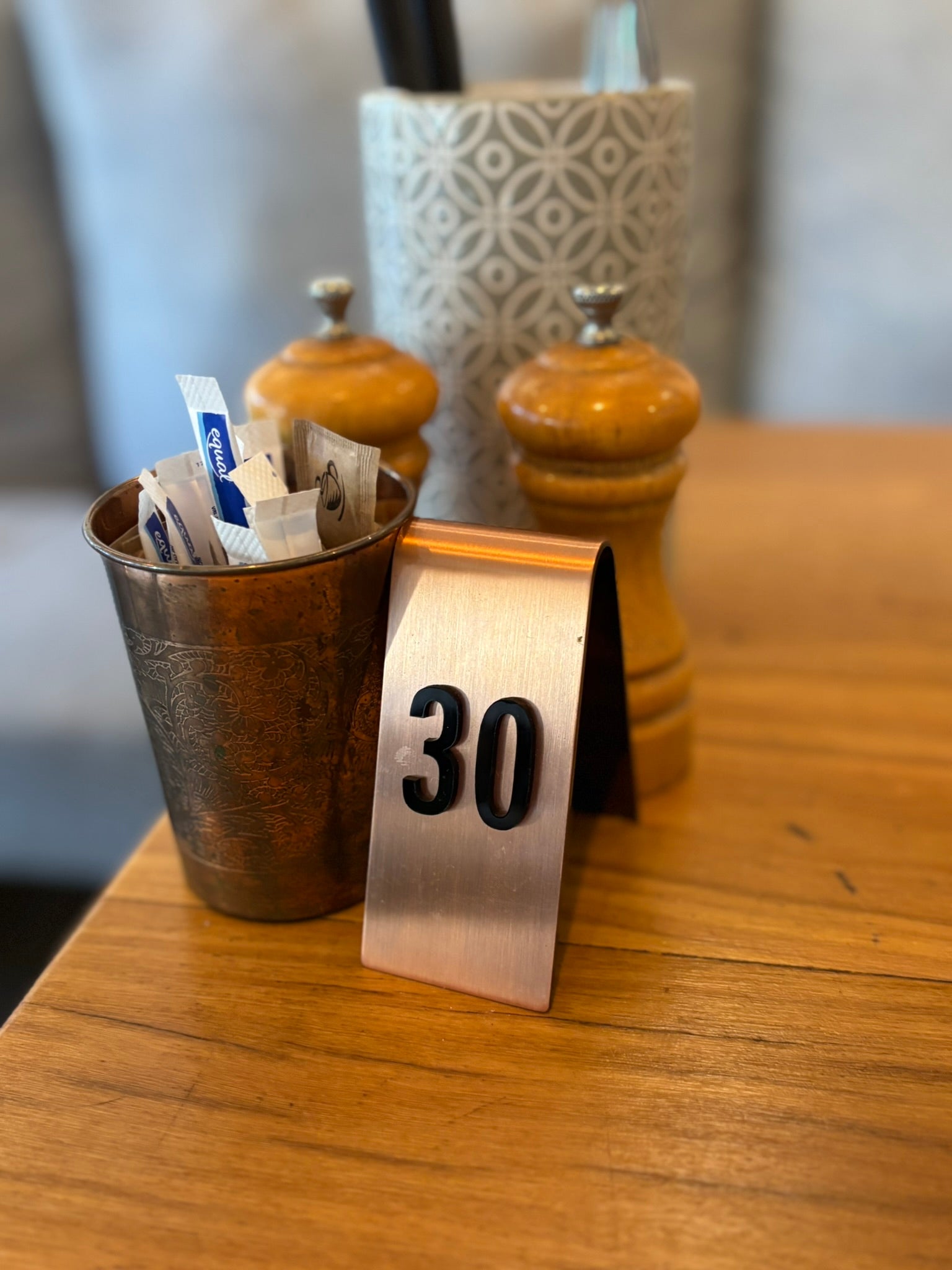 Apex Restaurant Table Numbers On Table