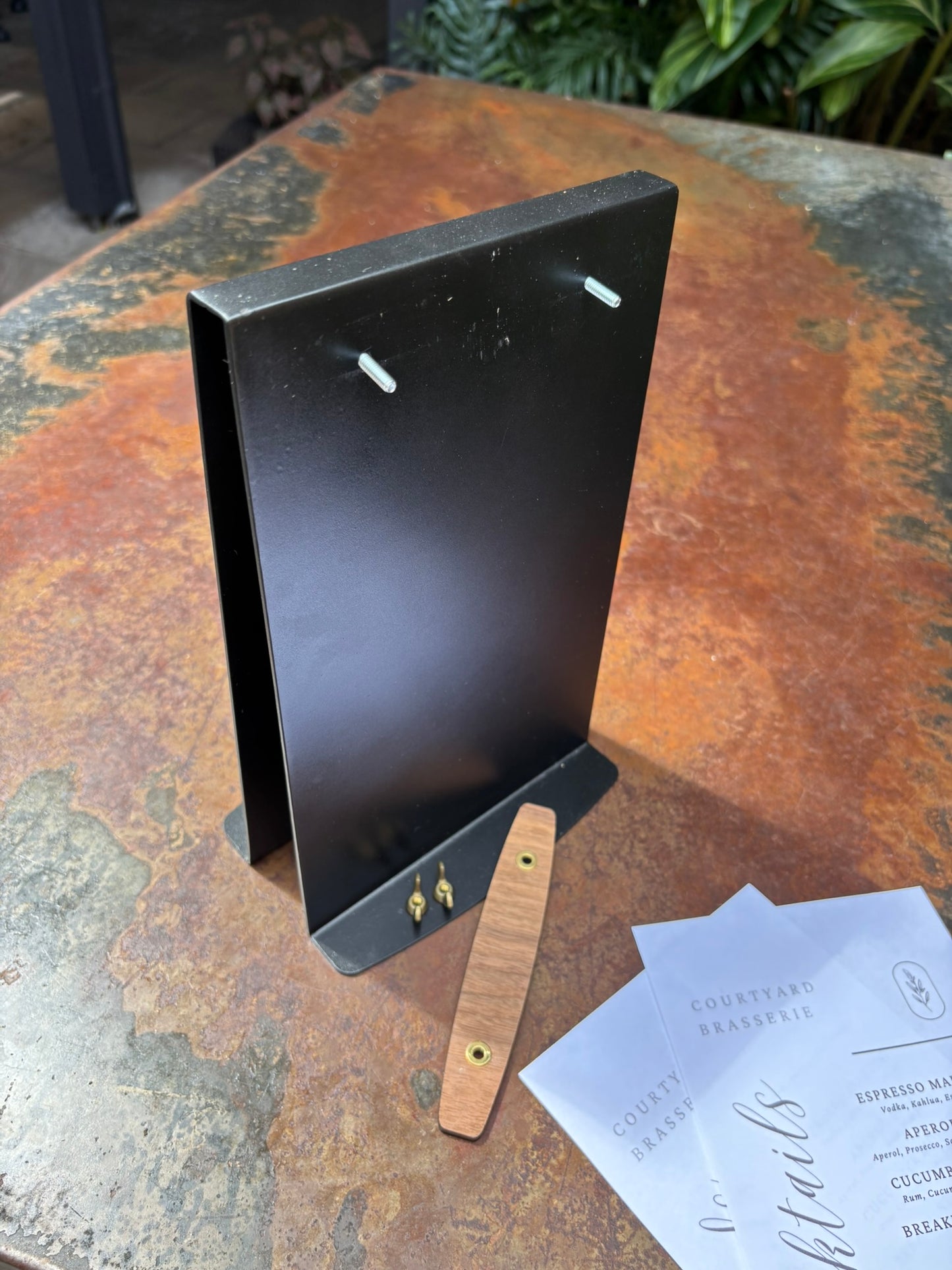 Monarch Restaurant Signage Stand