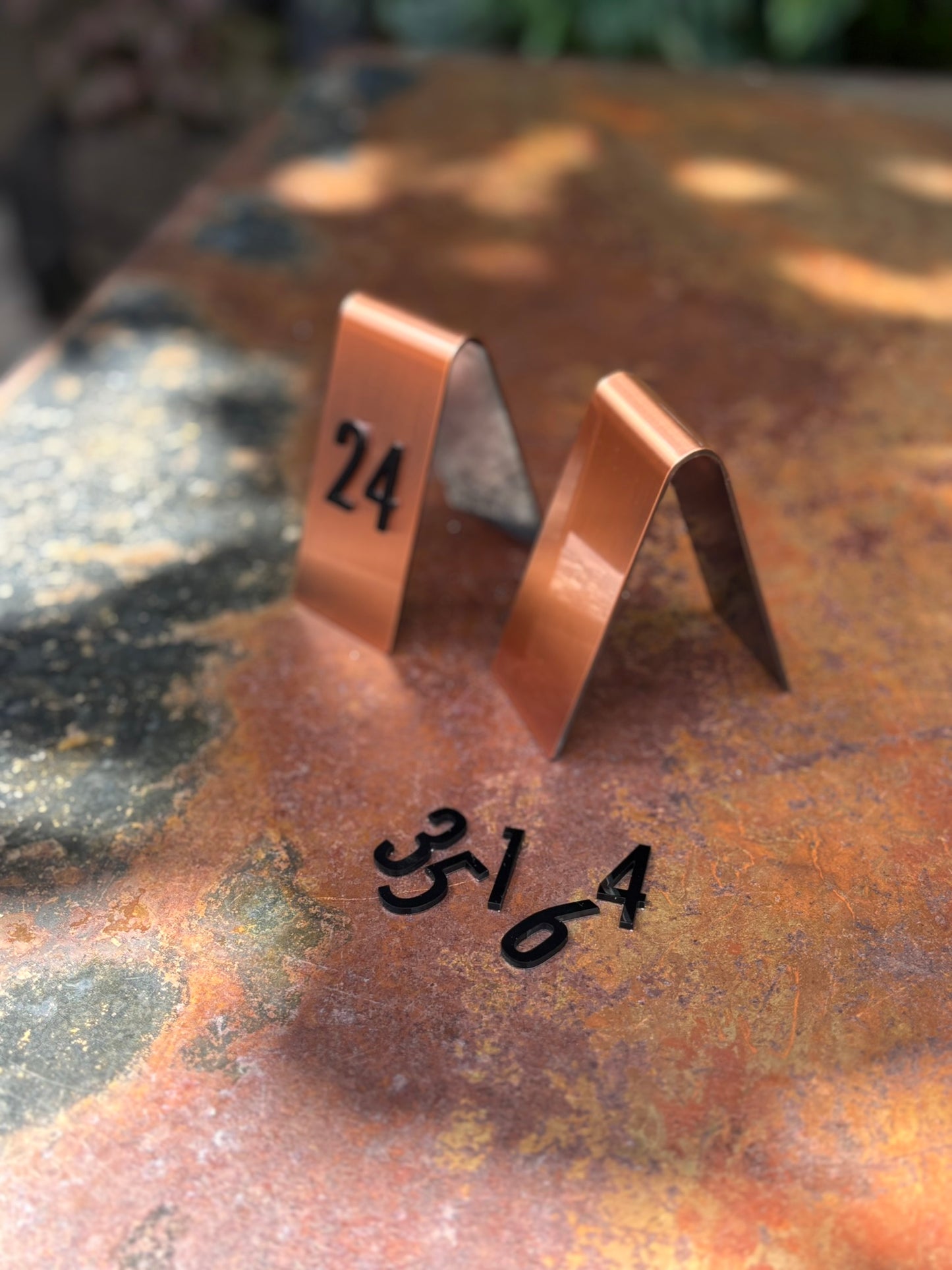 Apex Cafe Table numbers Side View