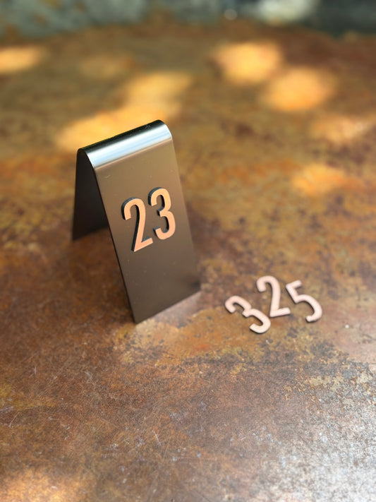 Restaurant Table Numbers